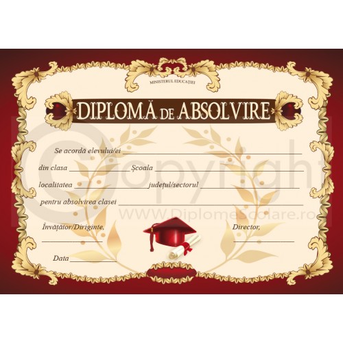 Diploma Absolvire 1 2023